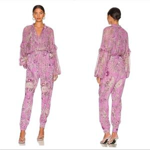 Hemant & Nandita mavi long sleeve Jumpsuit in orchid size XS